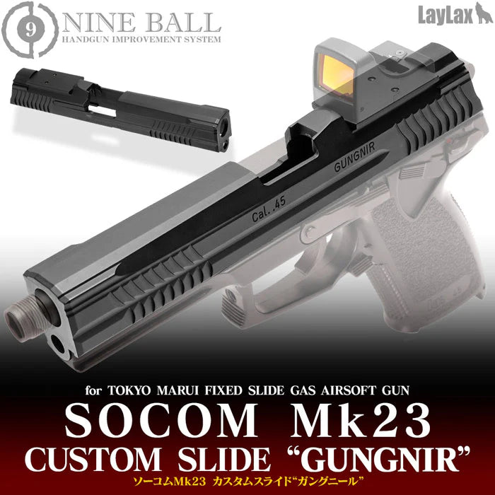 Nineball TM Mk23 (NBB) Gungnir Custom Optic Compatible Slide