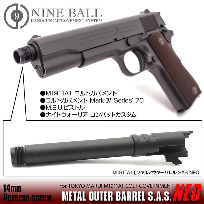 Nineball TM 1911 Threaded Outer Barrel