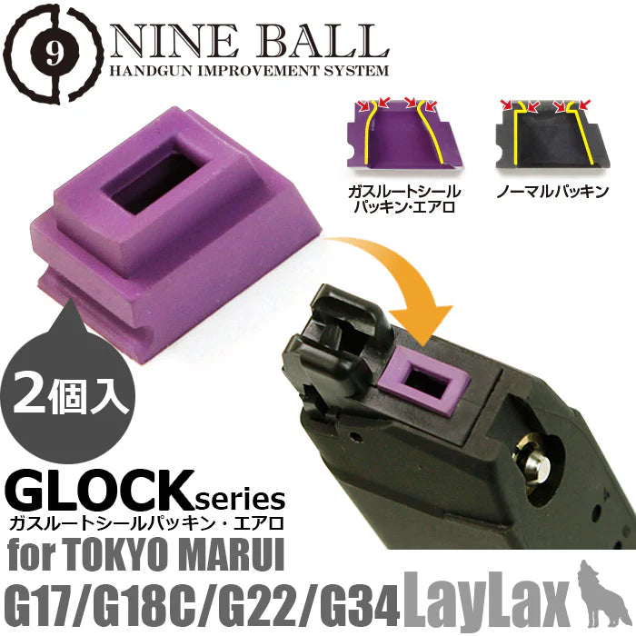 Nineball Gas Route Seal for GBB magazines