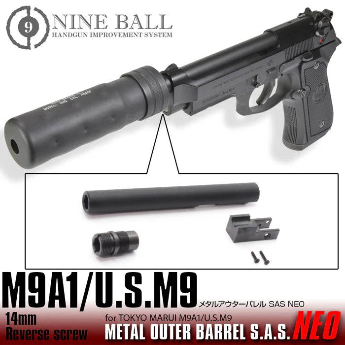 Nineball TM M9 Convertible Threaded Outer Barrel