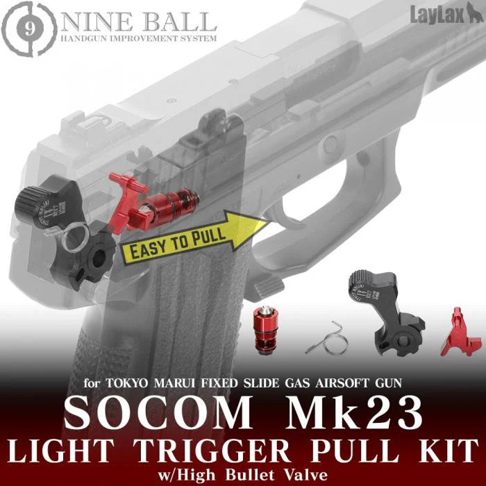 Nineball TM Mk23 NBB Light Trigger Pull Kit with High Flow Valve