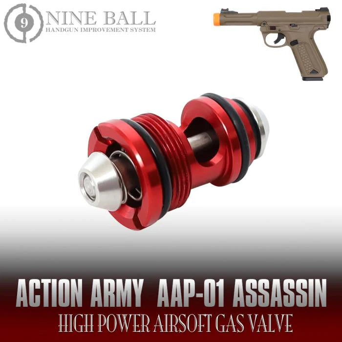 Nineball High Flow Gas Release Valve for Action Army AAP-01