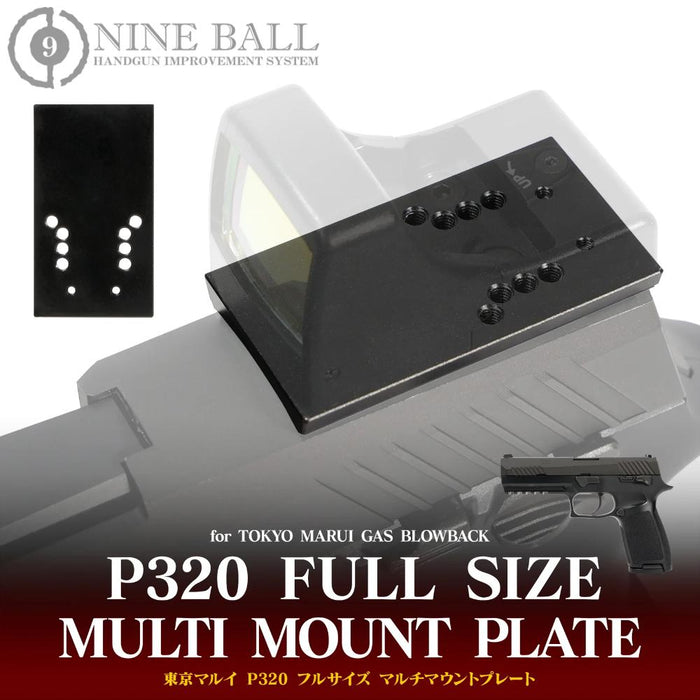 Nineball TM P320 Full-Size Multi-Mount Optic Plate by Laylax