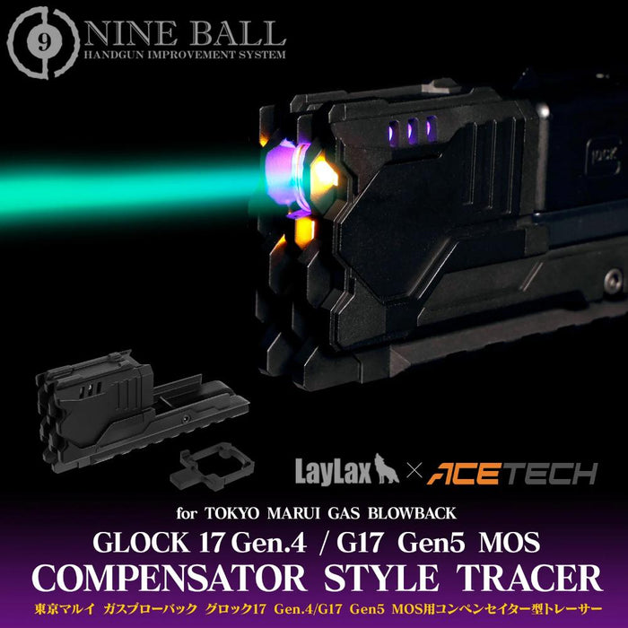 Nineball Compensator-Type Tracer for TM GBB G17/ Gen4/5 by Laylax