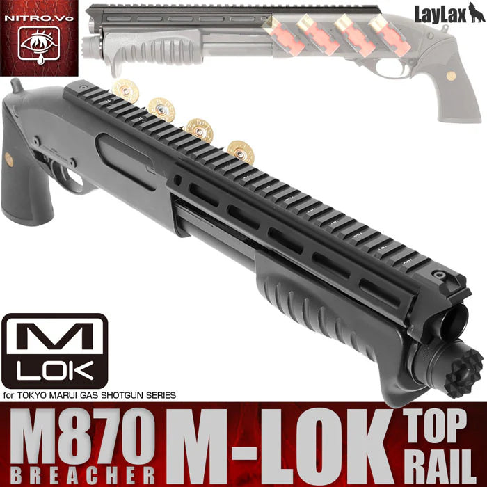 Nitro Vo. TM 870 Breacher MLOK Top Rail by Laylax