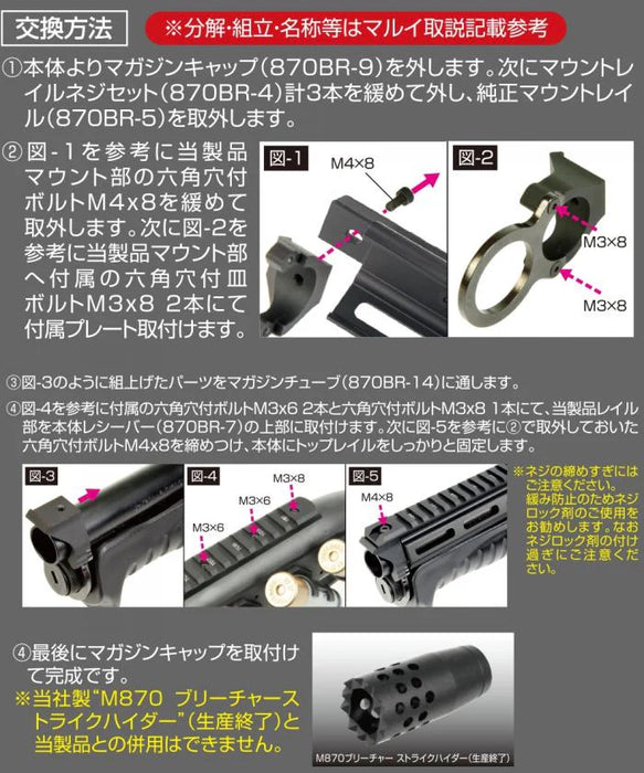 Nitro Vo. TM 870 Breacher MLOK Top Rail by Laylax