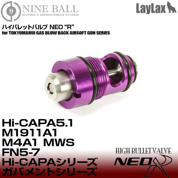 Nineball High Flow Gas Release Valve for TM GBB