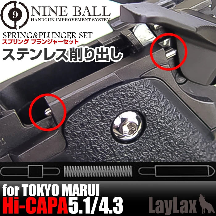 Nineball Hi Capa Spring Plunger Set