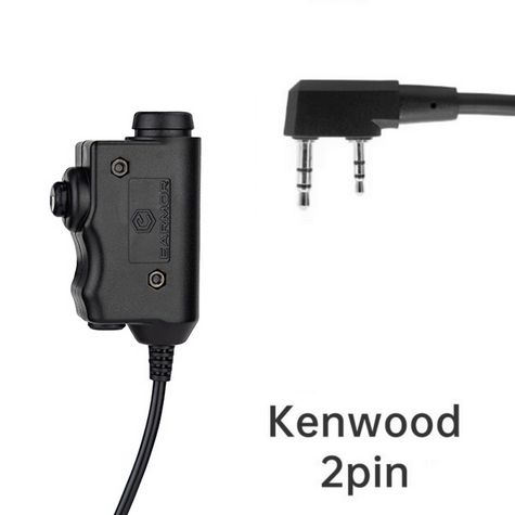 Earmor PTT Tattico M51 Compatibile Con Kenwood – Robusto E Affidabile Per Comunicazioni In Condizioni Estreme