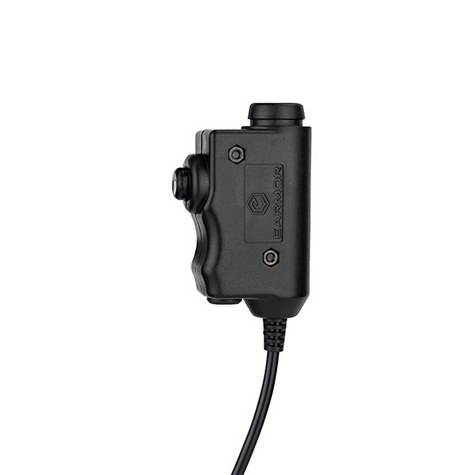 Earmor Tactical Headset M51 PTT Adapter for Kenwood BaoFeng Radio w/o Finger Button