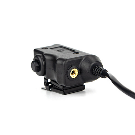 Earmor Tactical Headset M51 PTT Adapter for Kenwood BaoFeng Radio w/o Finger Button