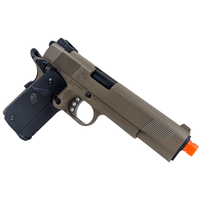 WE Tech MEU 1911 green gas airsoft pistol