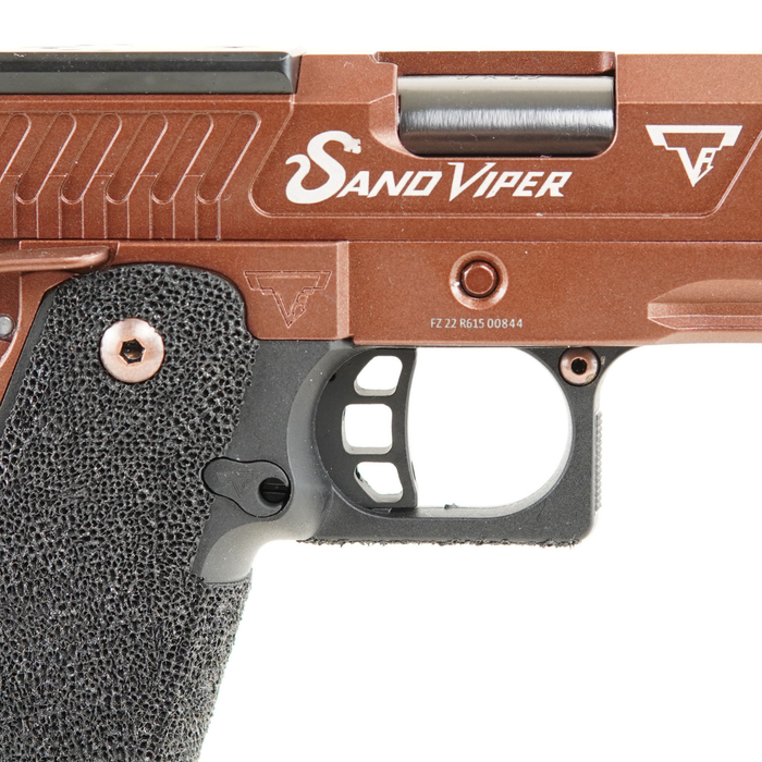 TTI Sand Viper Hi Capa by JAG Arms Airsoft Pistol - Green Gas