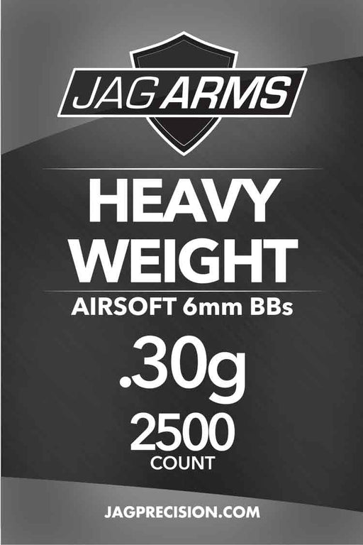 JAG Armament Heavy Weight .30 gram 2500rd White BB