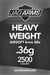 JAG Armament Heavy Weight .36 gram 2500rd Black BB