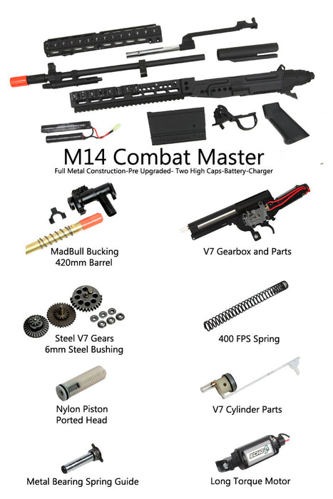 Echo1 Full Metal M14 Combat Master in Black