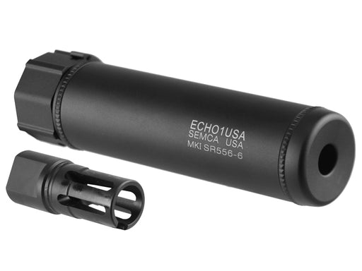Echo1 Mk1 SR556 6" Quick Detach Barrel Extension in Black (MK1 SR556-6)