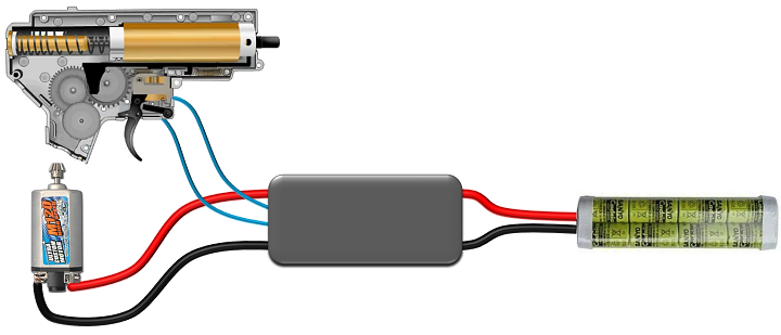 JAG Arms Extreme Active Braking MOSFET with wiring