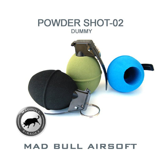 Madbull Airsoft DUMMY Foam Grenade Power Shot 2 in Black